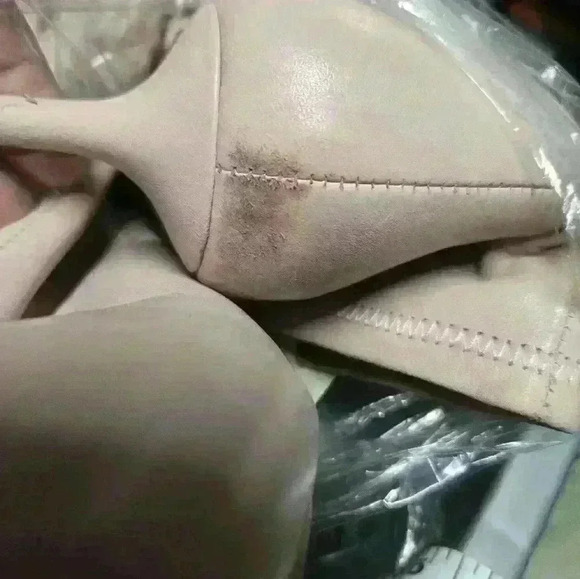 REBECCA MINKOFF Womens Pink Sz 6.5 Siya Pointed Toe Kitten Heel Leather Booties - Picture 9 of 9